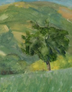 Boom op Heuvel, 2013 door William Packer